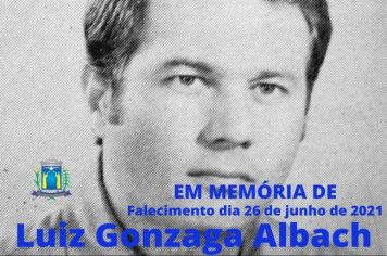 Nota de Falecimento | ex-Prefeito Luiz Gonzaga Albach