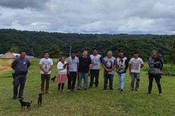 Vereadores visitam assentamento Indígena Tekoa Nhanderu Porã