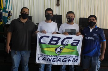 Vereadores participam de reunião para incentivos a prática de Canoagem Caiaque Polo em São Miguel Arcanjo