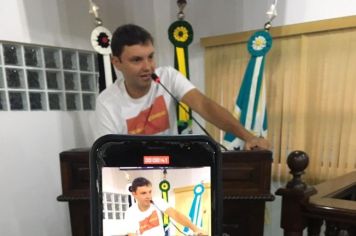Vereador faz uso da Tribuna para agradecer Emenda Parlamentar de 100 mil reais e reivindicações na infraestrutura Municipal