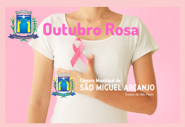 Site da Câmara de São Miguel Arcanjo adere a Campanha Outubro Rosa